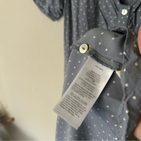 Madewell Leedra Button-Front Midi Dress in Dot Size 6 - Picture 9 of 11